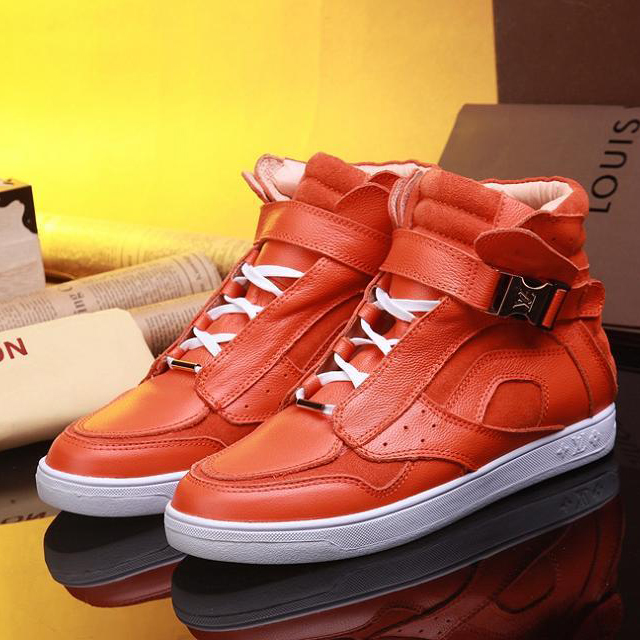 2015 Louis vitton High-top casual shoes