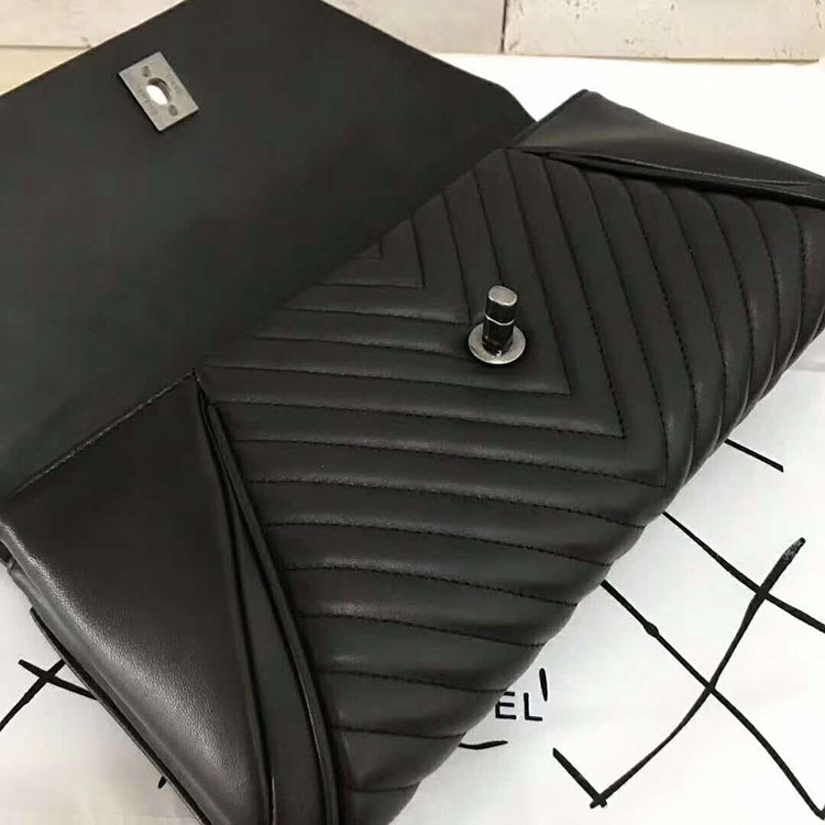 2017 Chanel Evening Cultch Bag A9600 Import Original Lambskin Leather