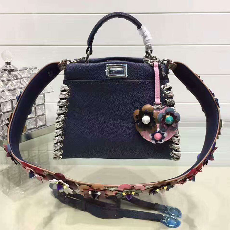 2017 Fendi MINI PEEKABOO handbag in Original calfskin leather 2447