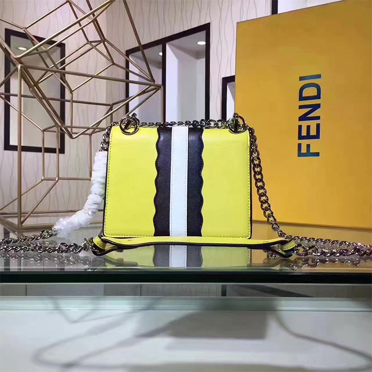 2017 Fendi SMALL KAN I bag in calfskin leather 8M03819
