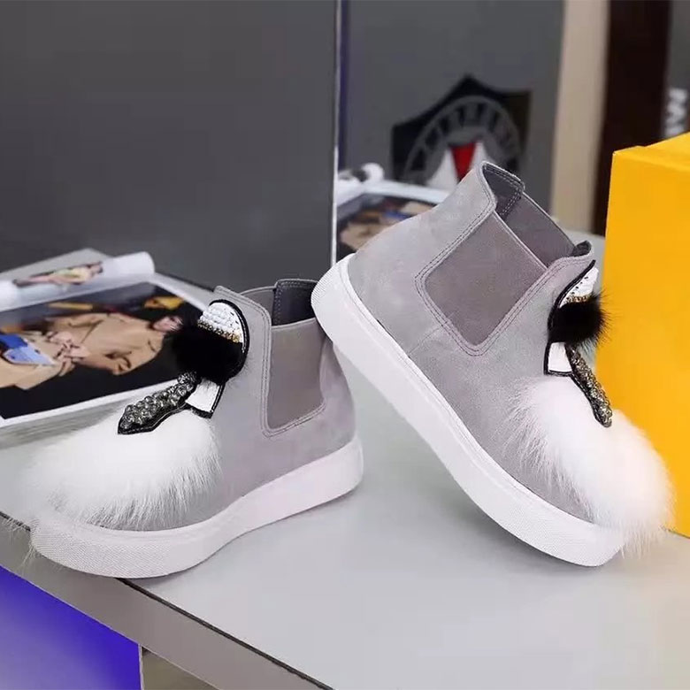 2017 Fendi women Casual shoes in Nubuck Leather