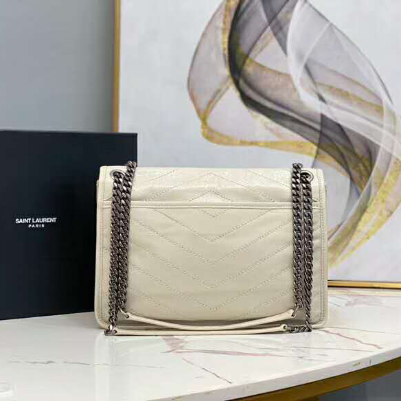 2020 SAINT LAURENT NIKI MEDIUM IN CRINKLED VINTAGE LEATHER