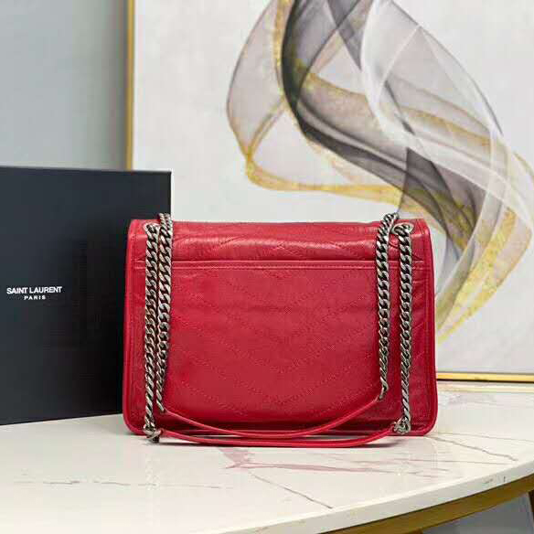 2020 SAINT LAURENT NIKI MEDIUM IN CRINKLED VINTAGE LEATHER