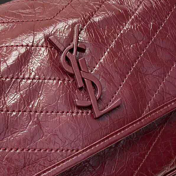 2020 SAINT LAURENT NIKI MEDIUM IN CRINKLED VINTAGE LEATHER