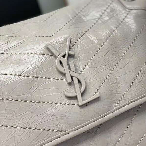 2020 SAINT LAURENT NIKI MEDIUM IN CRINKLED VINTAGE LEATHER