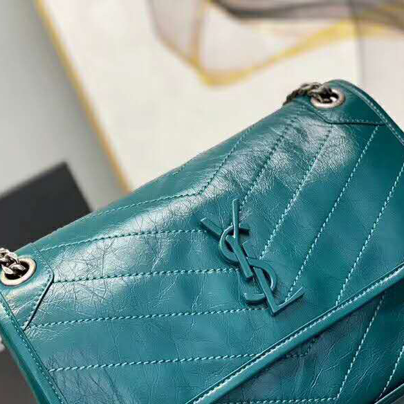 2020 SAINT LAURENT NIKI MEDIUM IN CRINKLED VINTAGE LEATHER