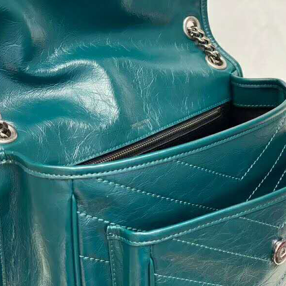 2020 SAINT LAURENT NIKI MEDIUM IN CRINKLED VINTAGE LEATHER