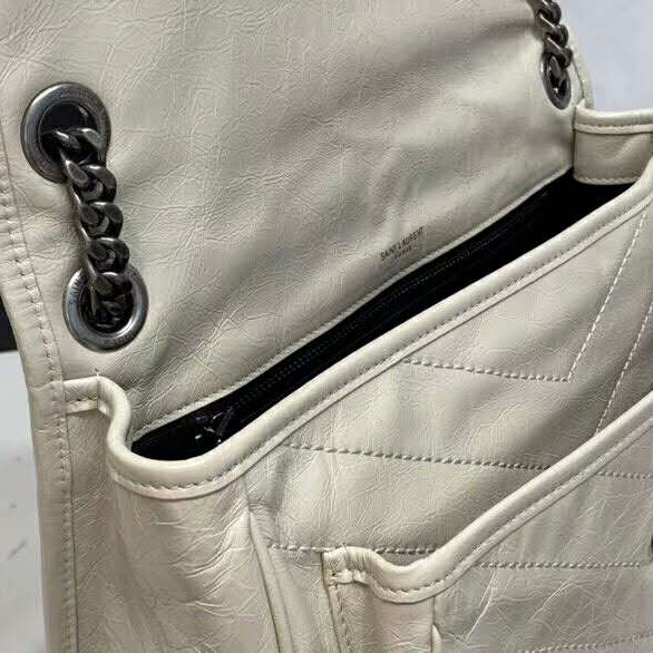 2020 SAINT LAURENT NIKI MEDIUM IN CRINKLED VINTAGE LEATHER