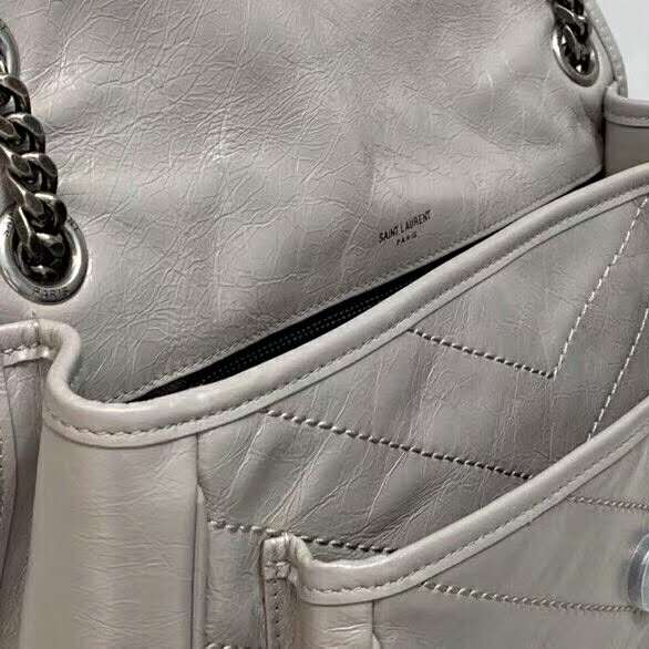 2020 SAINT LAURENT NIKI MEDIUM IN CRINKLED VINTAGE LEATHER