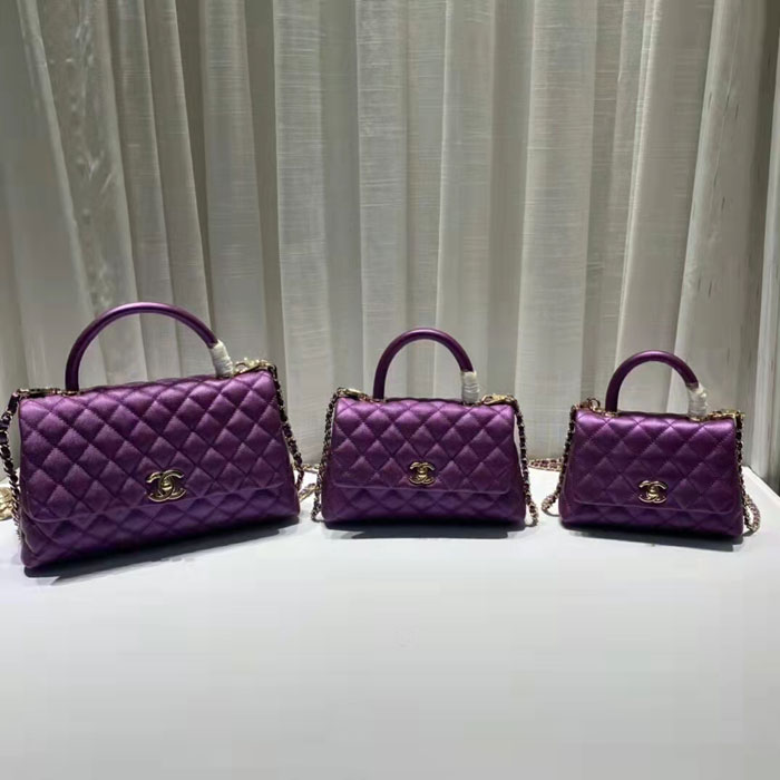2021 Chanel flap bag with top handle