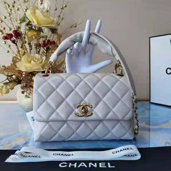 2021 Chanel flap bag with top handle