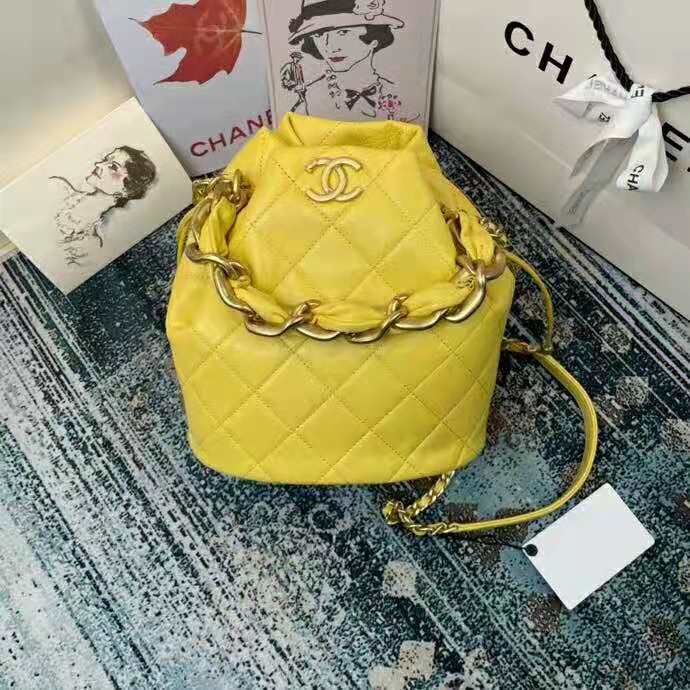 2021 Chanel large drawstring bag