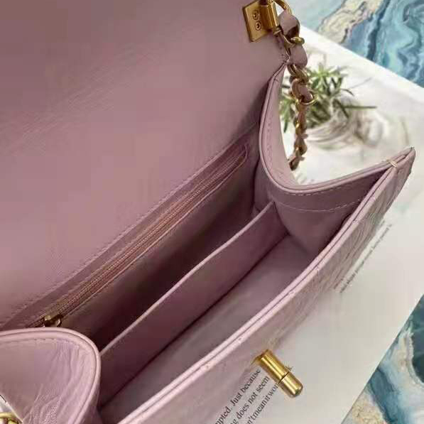 2021 Chanel mini flap bag with top handle