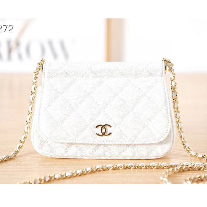 2022 Chanel CLUTCH WITH CHAIN