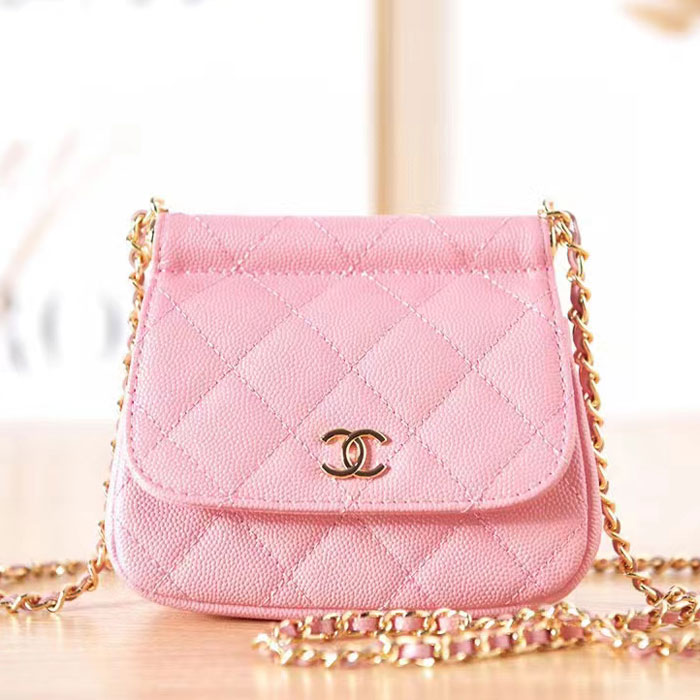 2022 Chanel CLUTCH WITH CHAIN