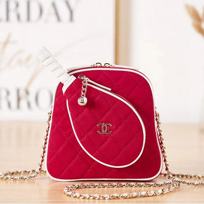 2022 chanel tennis racket bag