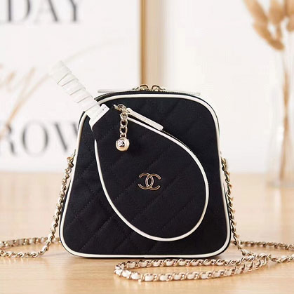 2022 chanel tennis racket bag
