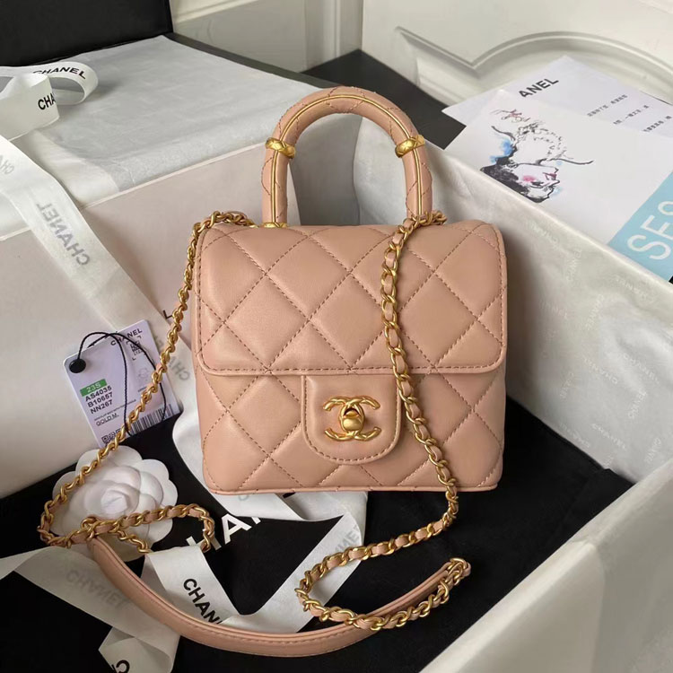 2023 Chanel MINI FLAP BAG WITH TOP HANDLE