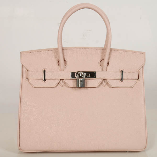 Hermes Birkin togo leather 30CM togo in Pink with Silver hardware