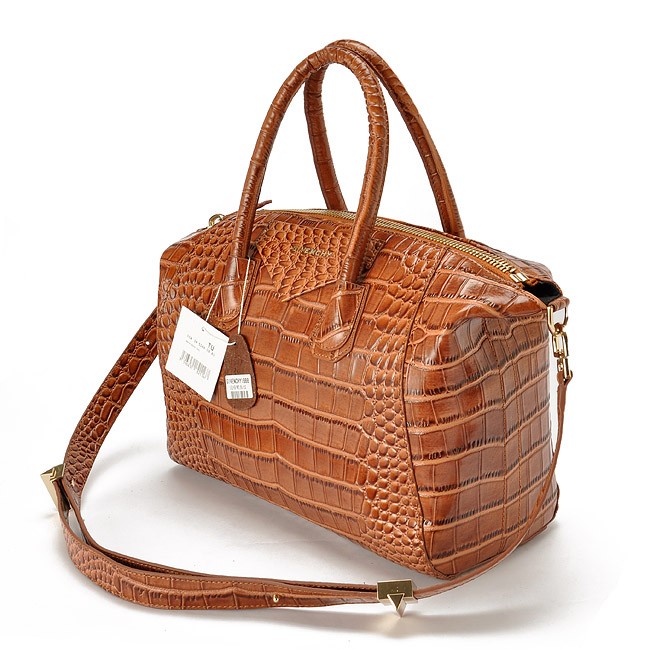 Givenchy Antigona Duffel Leather Shoulder Bag coffee
